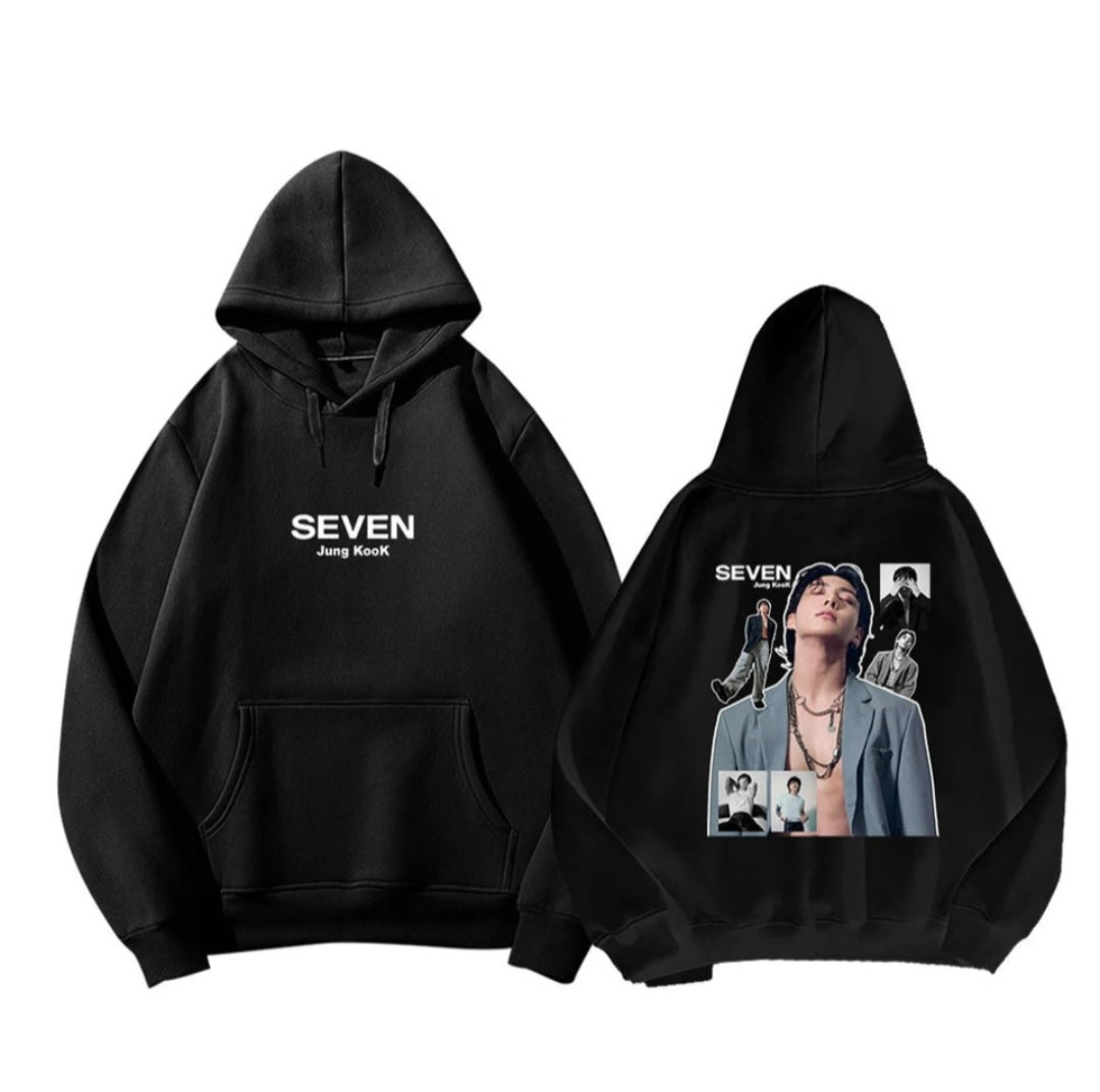 Sweat à capuche BTS JUNGKOOK SEVEN (différentes couleurs)