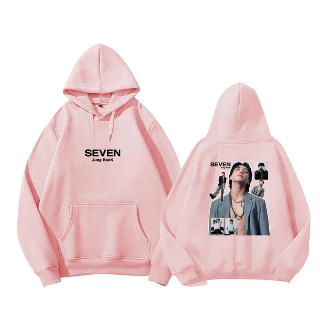 Sweat à capuche BTS JUNGKOOK SEVEN (différentes couleurs)