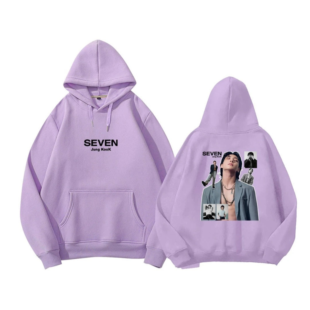 Sweat à capuche BTS JUNGKOOK SEVEN (différentes couleurs)