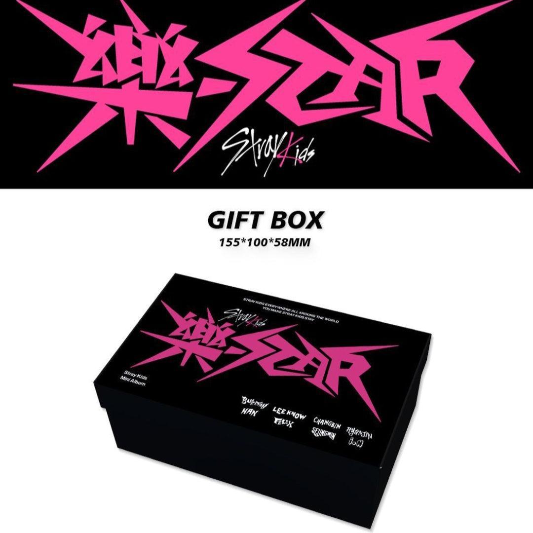 KIT STRAY KIDS ROCK STAR/STAR DE STAR AVEC 164 PIÈCES (COFFRET CADEAU AVEC DIVERS ARTICLES !✨)