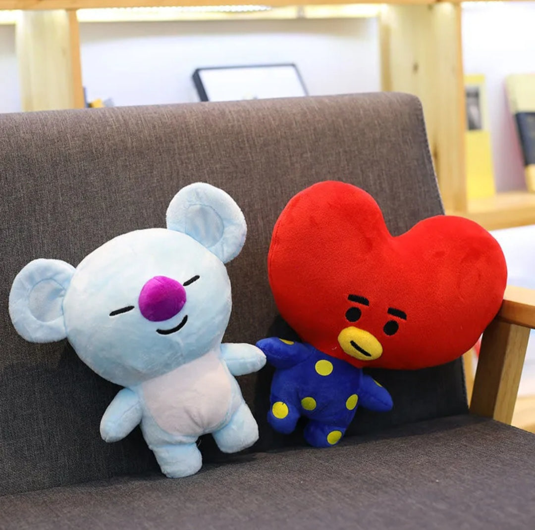 PELUCHE BT21 TOUS LES PERSONNAGES (25, 35 et 45cm)