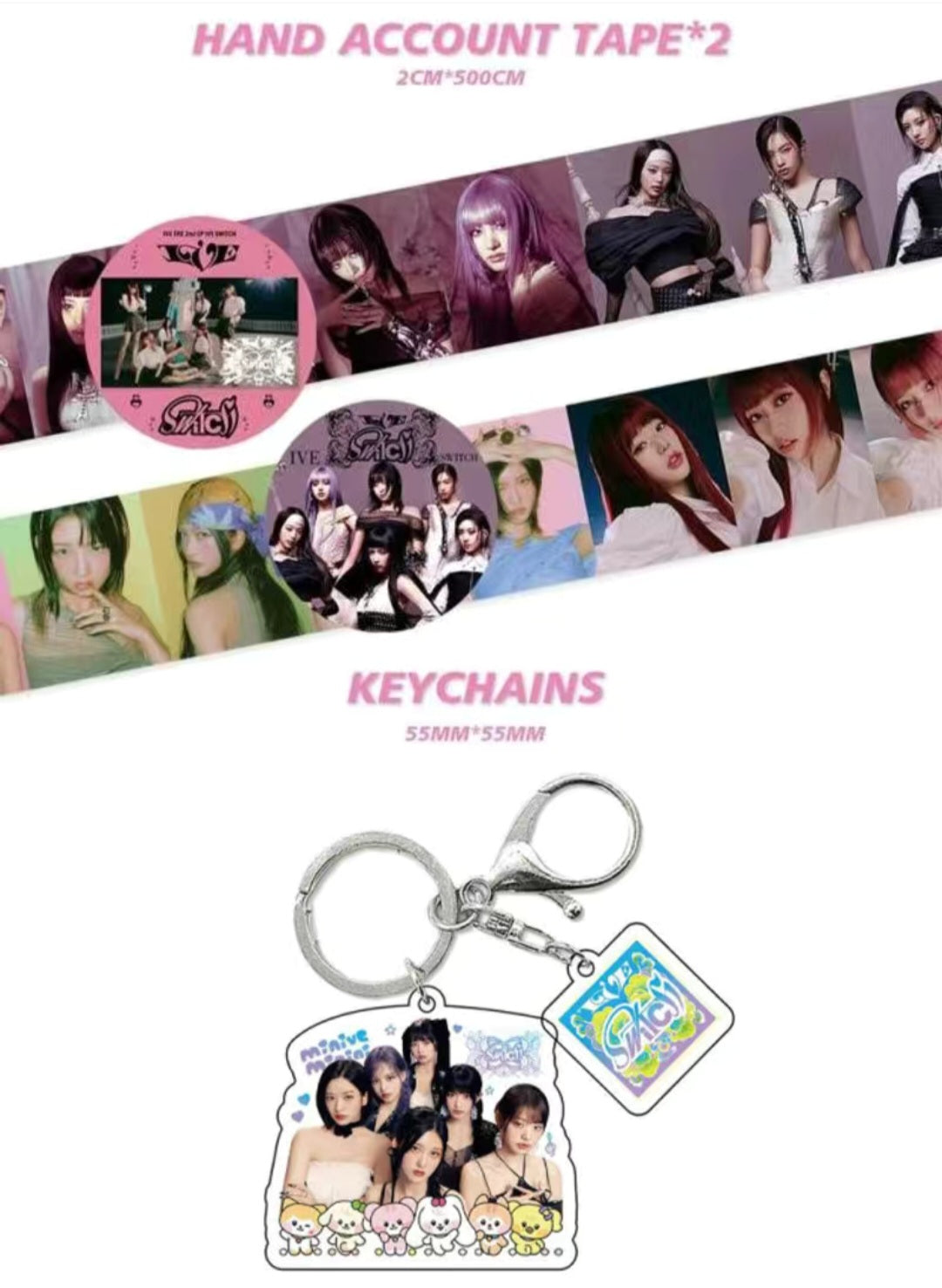 IVE MERCH BOX SWITCH 166 PCS (COFFRET CADEAU AVEC PLUSIEURS ARTICLES !✨)