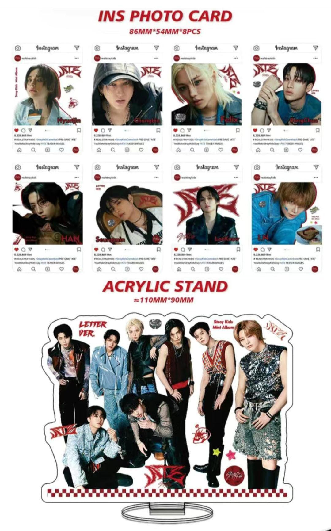 KIT STRAY KIDS ATE 164 PCS (COFFRET CADEAU AVEC/DIVERS ARTICLES !✨)