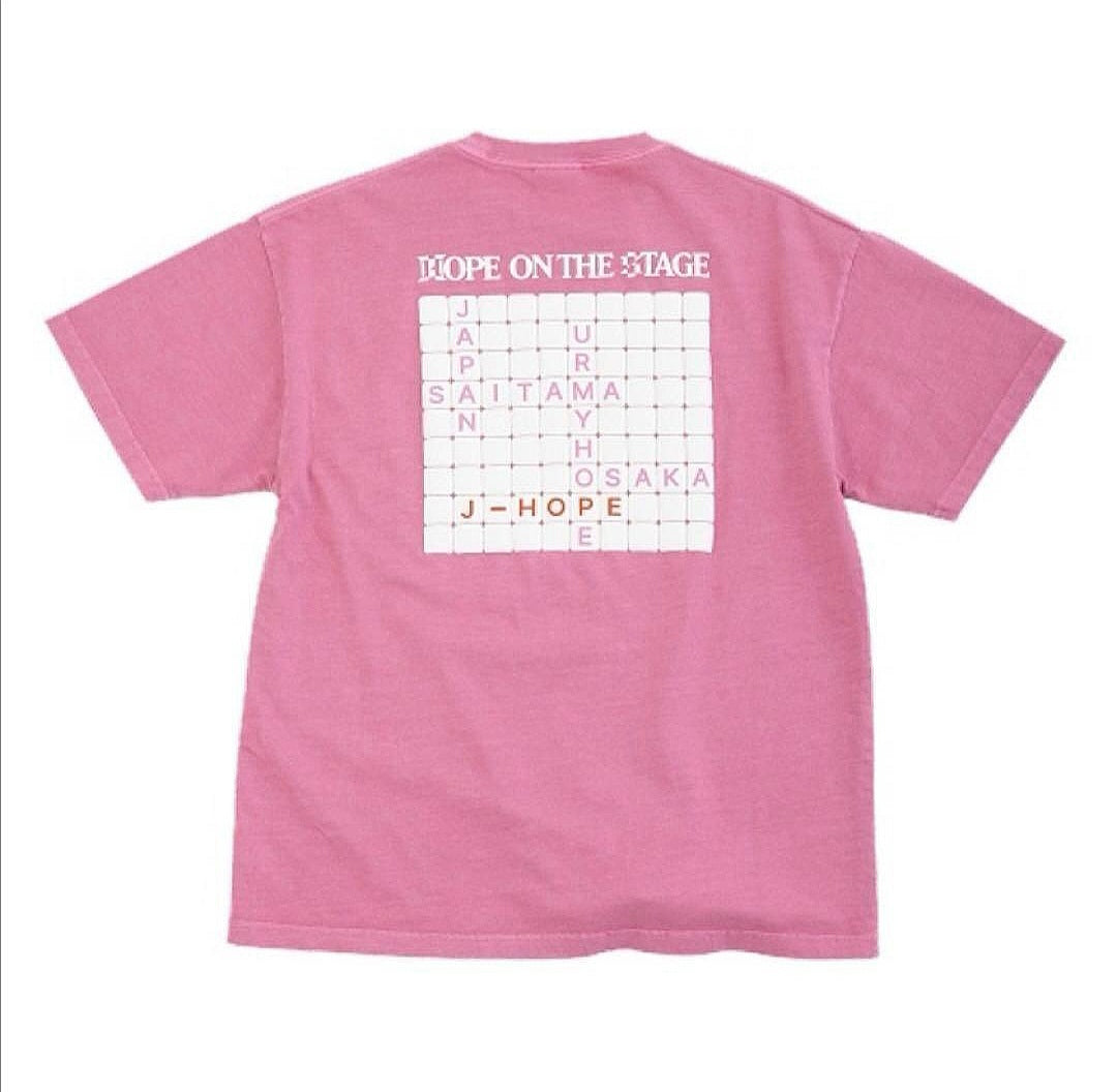 T-SHIRTS JHOPE HOPE ON THE STAGE TOUR 100% COTON (différents modèles)