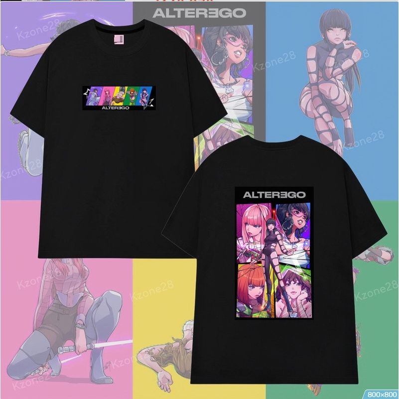 T-SHIRT BD BLACKPINK LISA ALTER EGO 100% COTON