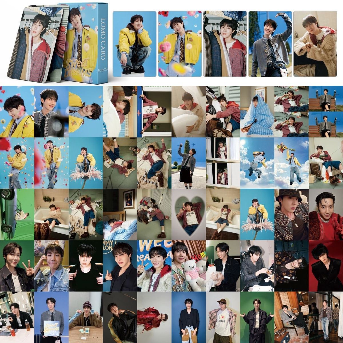CARTES PHOTO J HOPE SWEET DREAMS 55 PCS