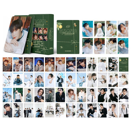 CARTES PHOTO LIVRE PHOTO D'ÉTÉ ATEEZ 55 PCS