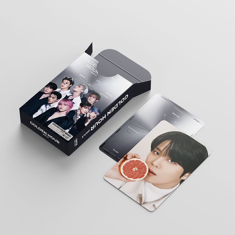 CARTES PHOTO ATEEZ 11e MINI ALBUM GOLDEN HOUR partie 2 55 PCS