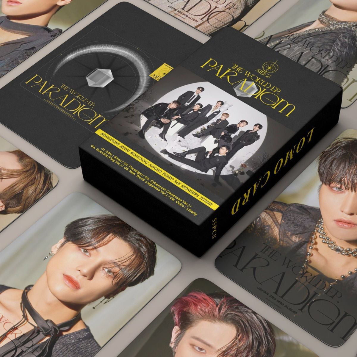 CARTES PHOTO ATEEZ ZERO FEVER ÉPILOGUE 55 PCS