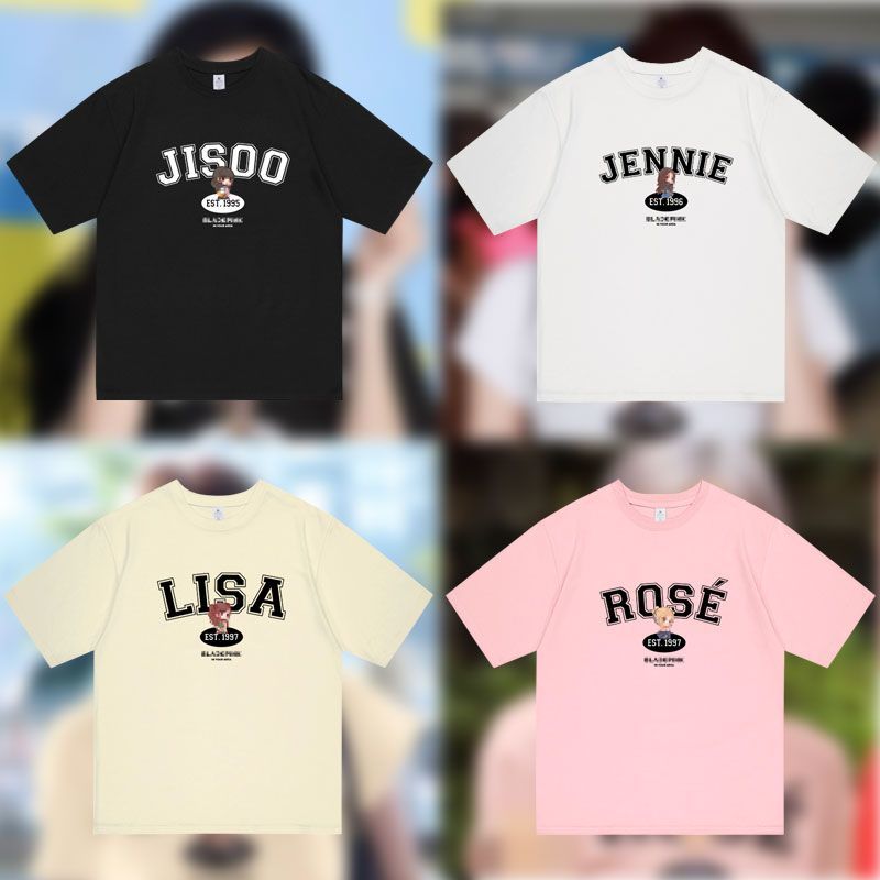 T-SHIRTS BLACKPINK 100% COTON