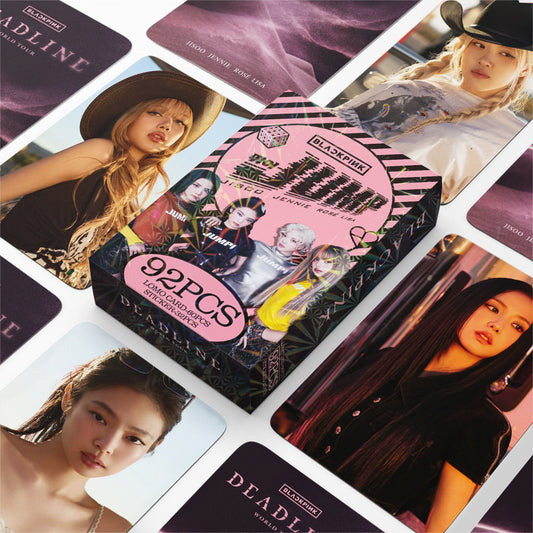 CARTES PHOTO BLACKPINK JUMP 92 PCS (60 CARTES + 32 AUTOCOLLANTS)