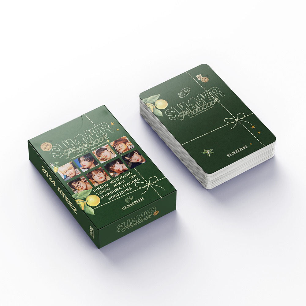 CARTES PHOTO LIVRE PHOTO D'ÉTÉ ATEEZ 55 PCS