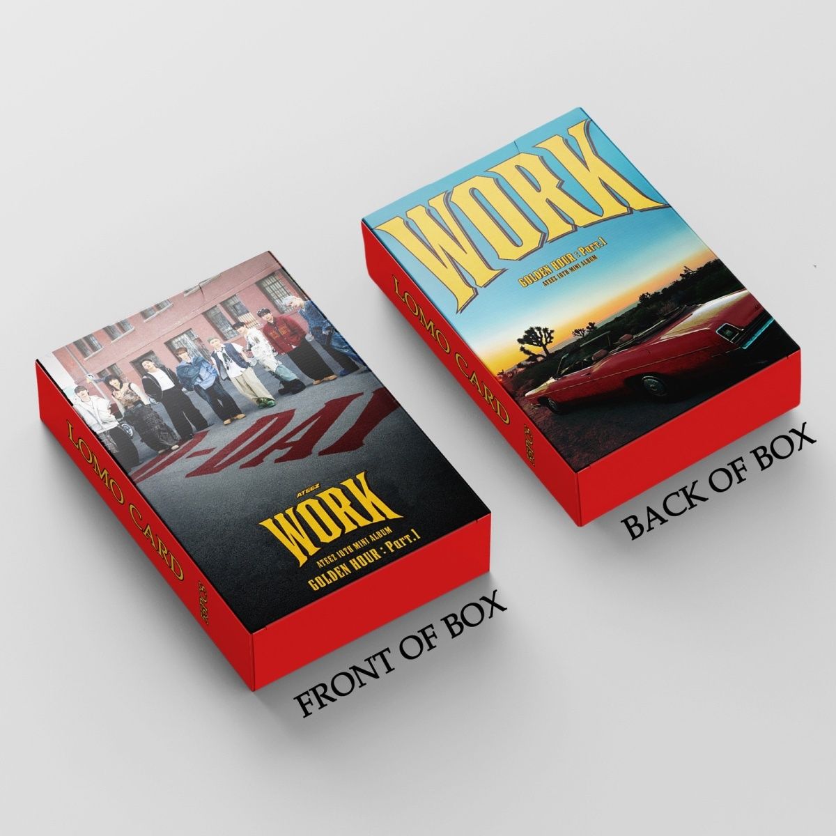 CARTES PHOTO ATEEZ GOLDEN HOUR WORK 55 PCS