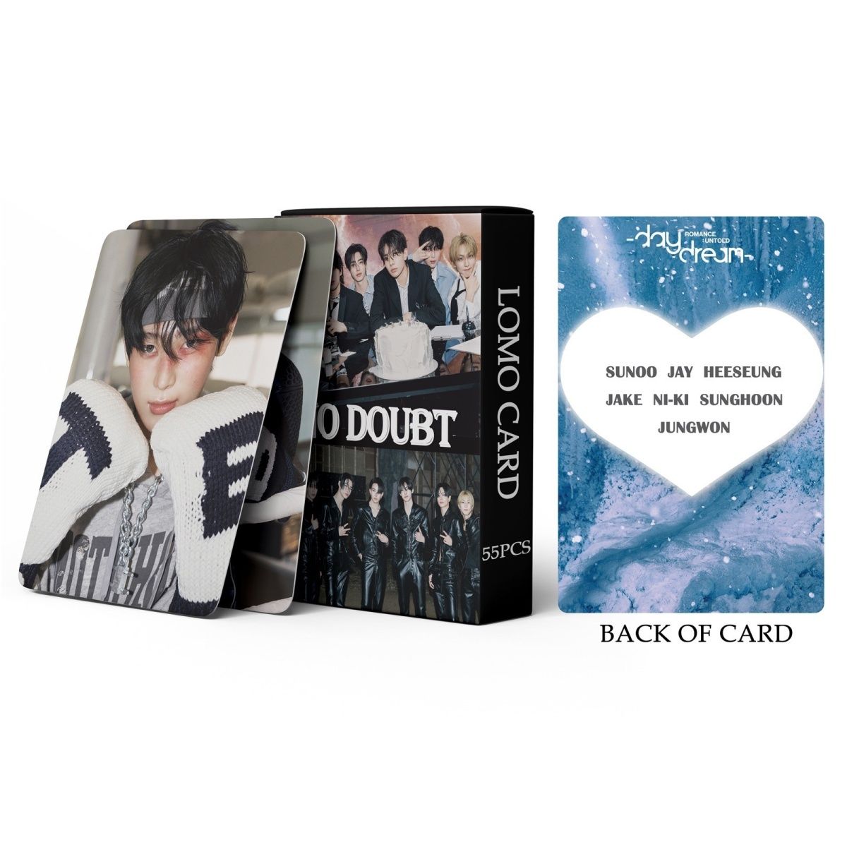 CARTES PHOTO ENHYPEN NO DOUBT 55 PCS