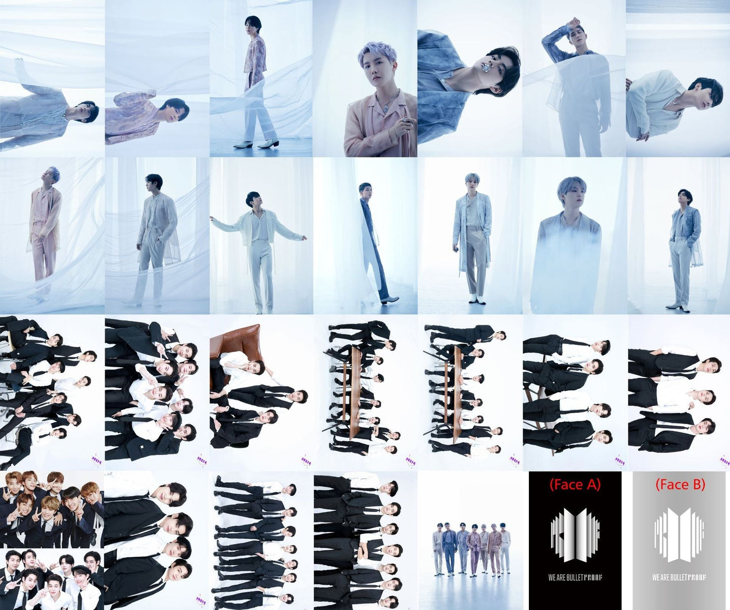 CARTES PHOTO BTS PREUVE