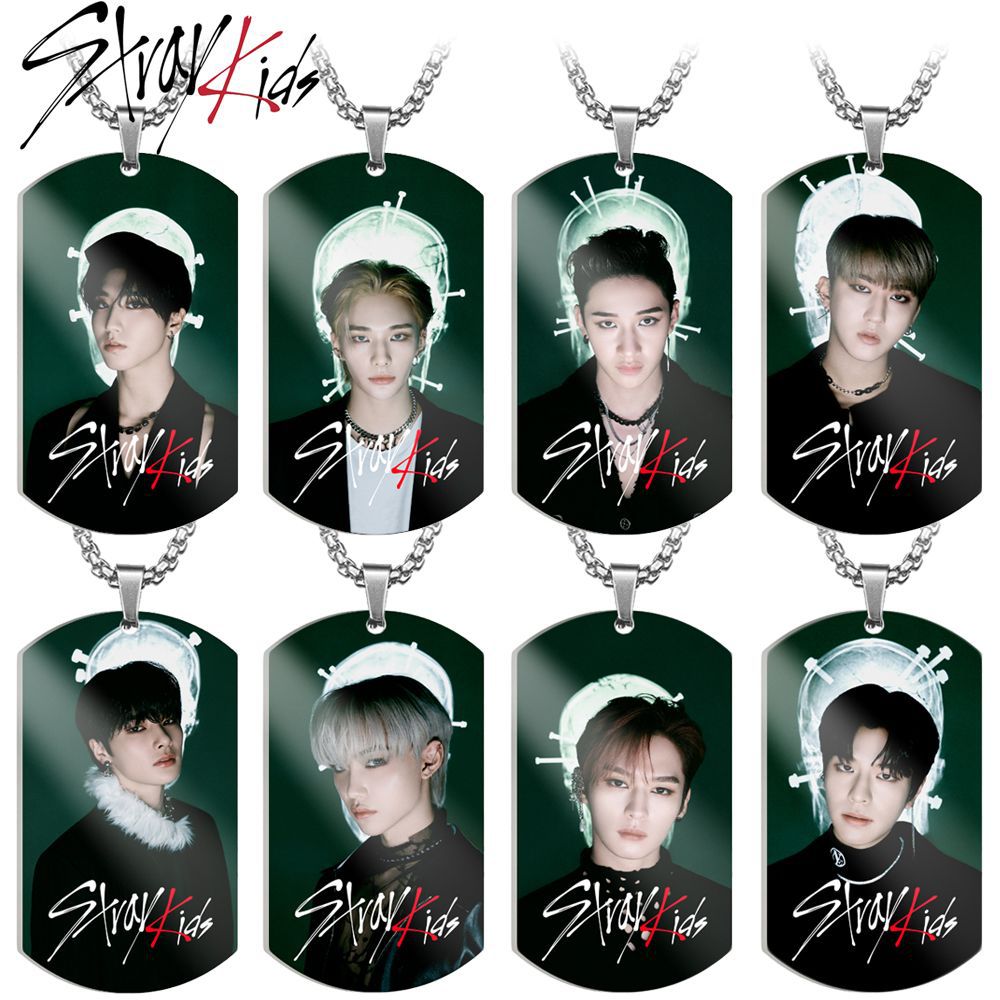 COLLIER STRAY KIDS EN ACIER INOXYDABLE