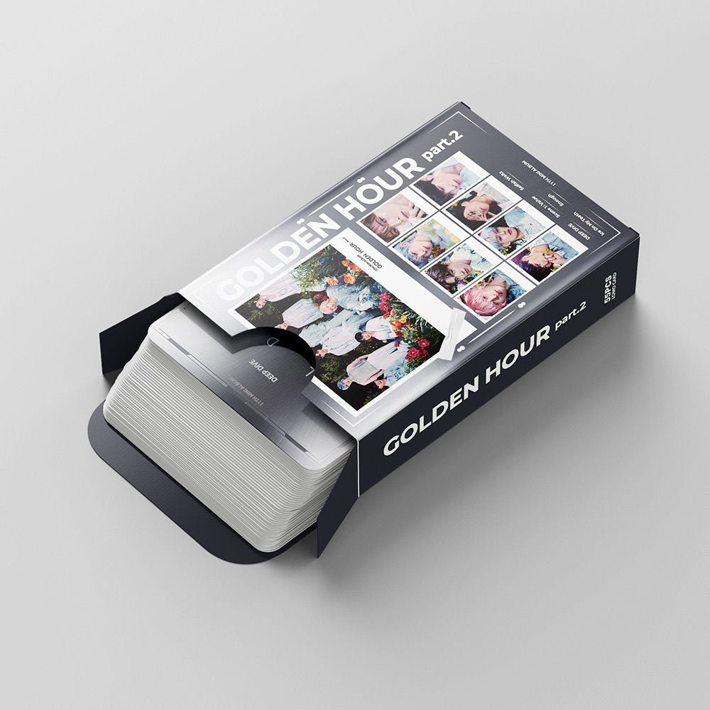 CARTES PHOTO ATEEZ 11e MINI ALBUM GOLDEN HOUR partie 2 55 PCS