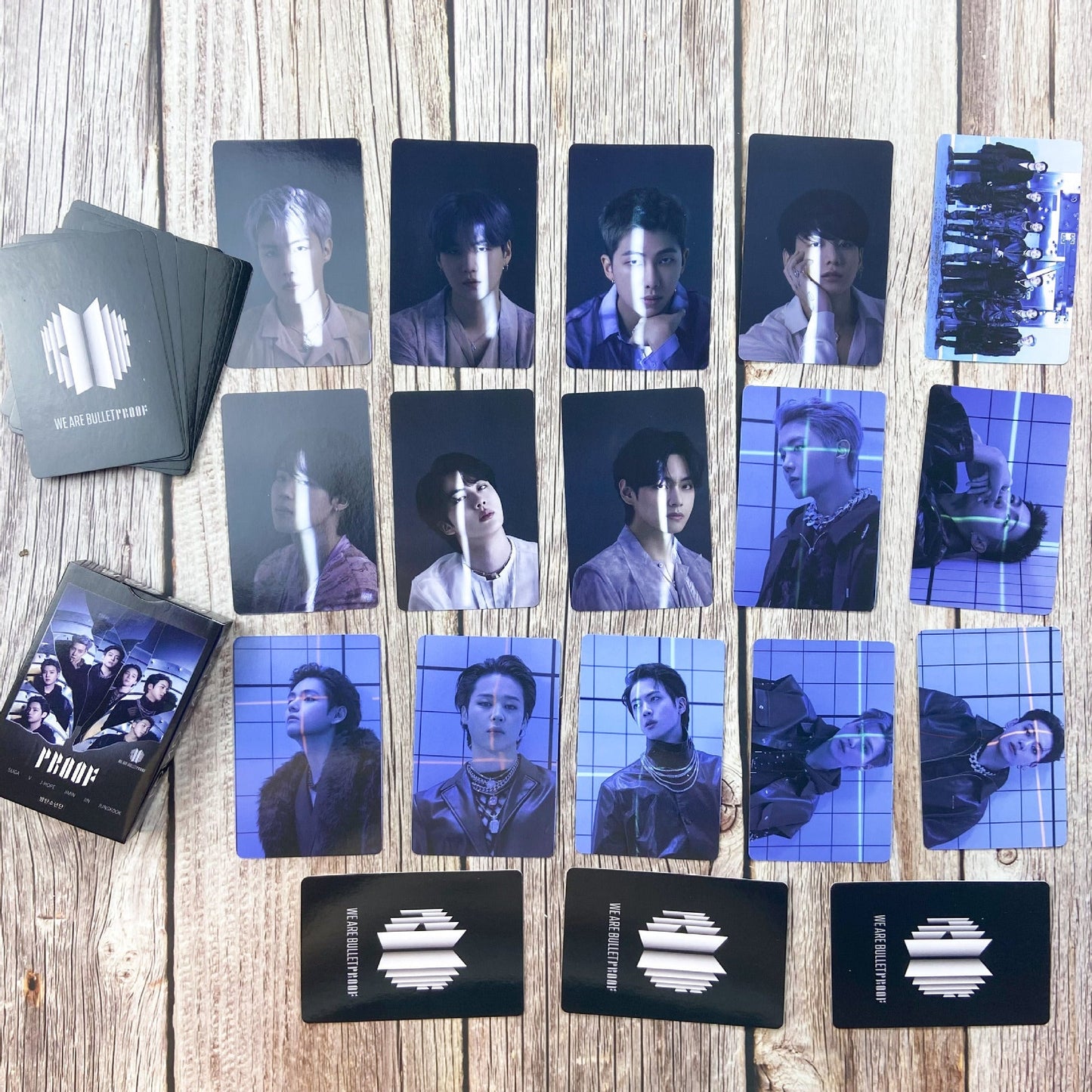 CARTES PHOTO BTS PREUVE