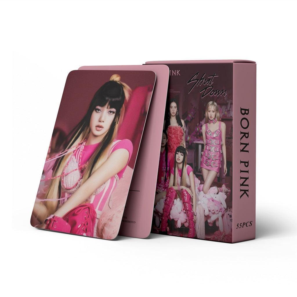 KIT AVEC 55 CARTES PHOTO BLACKPINK BORN PINK