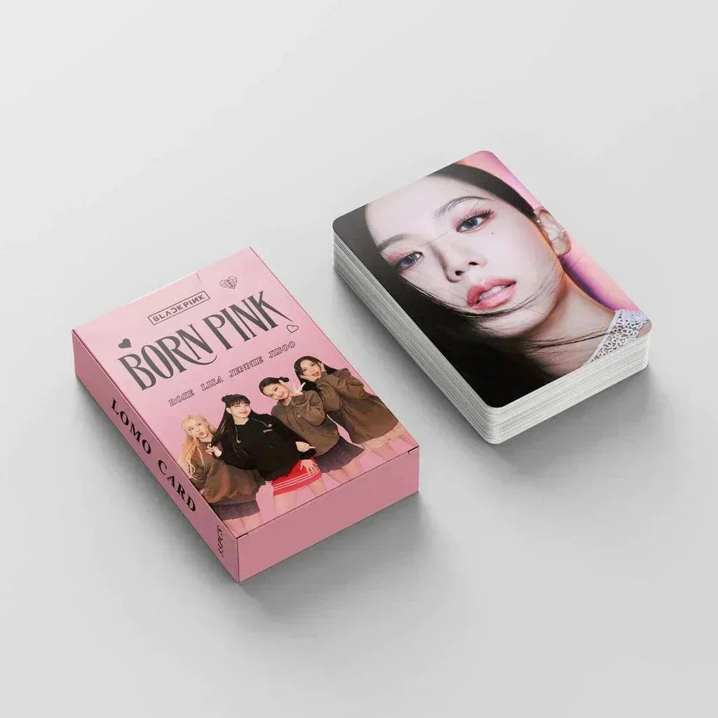 KIT AVEC 55 CARTES PHOTO BLACKPINK BORN PINK