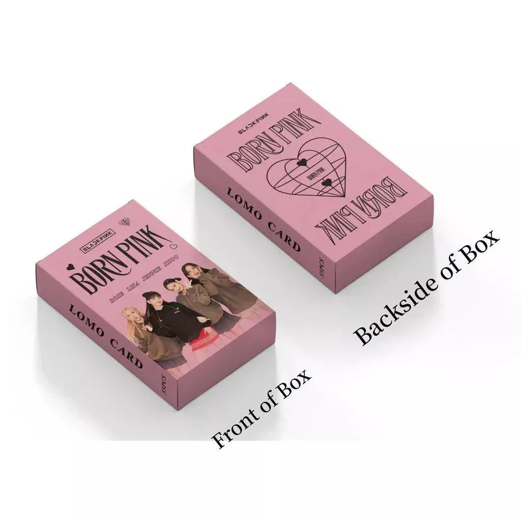 KIT AVEC 55 CARTES PHOTO BLACKPINK BORN PINK