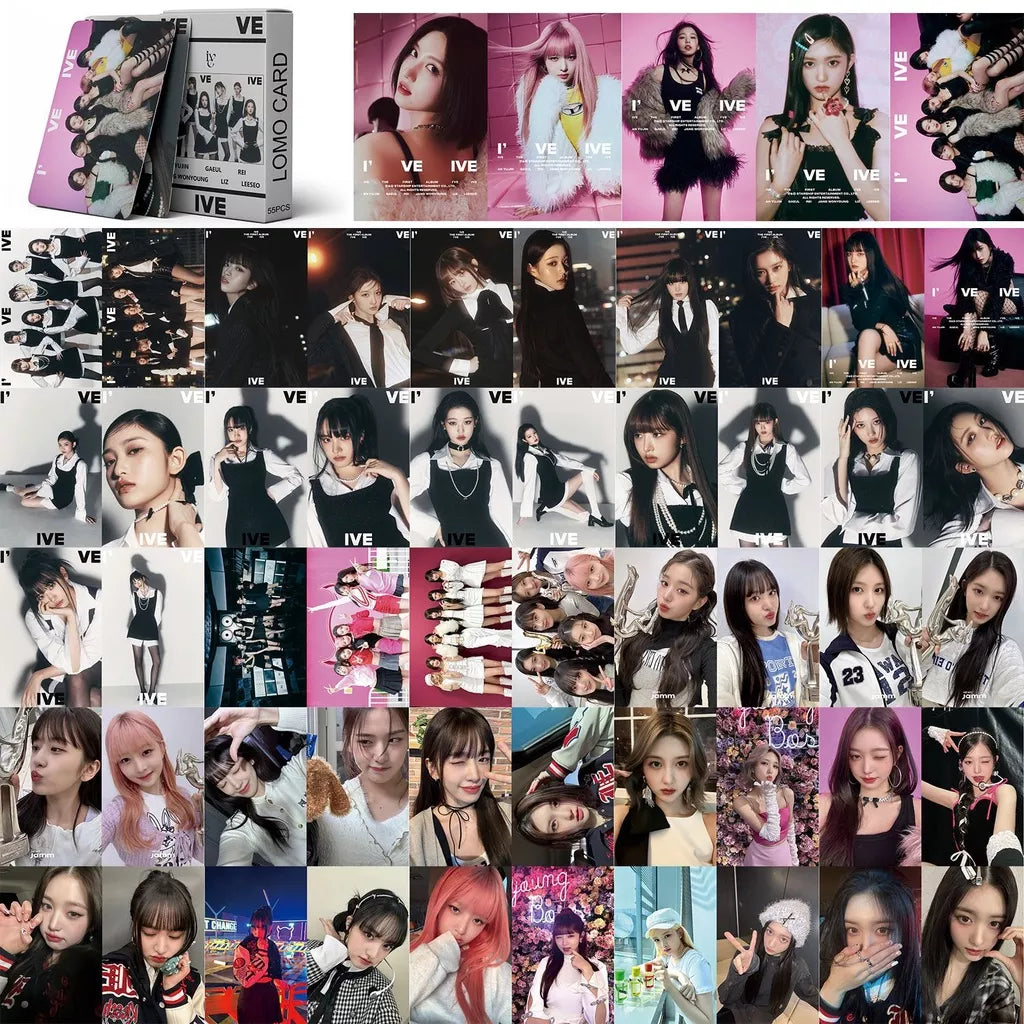 IVE MERCH I'VE PHOTOCARDS 55 PIÈCES