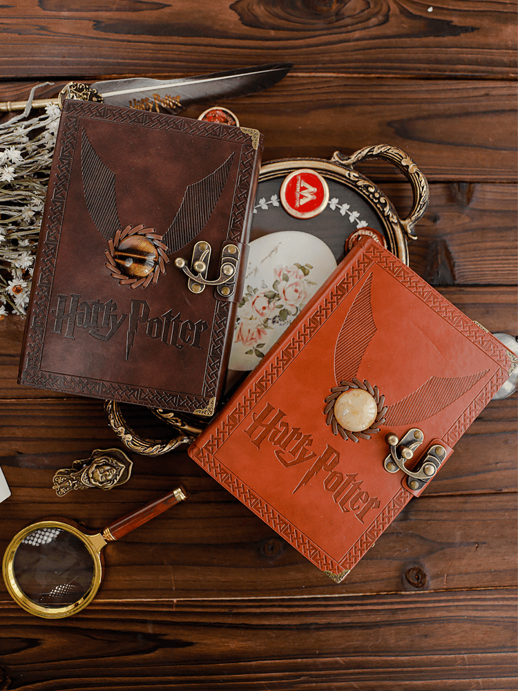 LIVRE D'ÉCRITURE RÉTRO/VINTAGE + STYLO HARRY POTTER