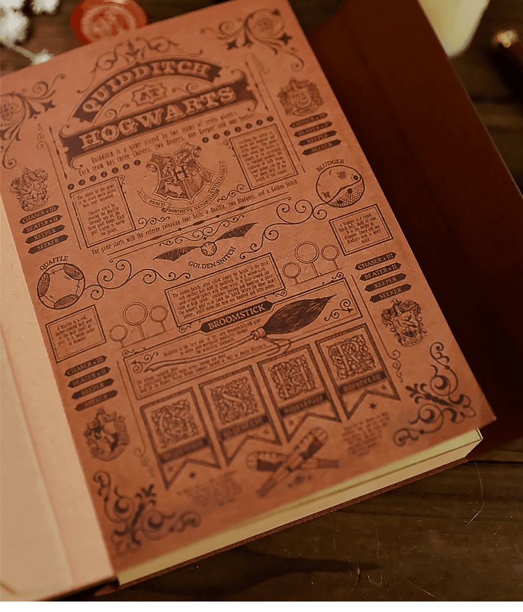 LIVRE D'ÉCRITURE RÉTRO/VINTAGE + STYLO HARRY POTTER